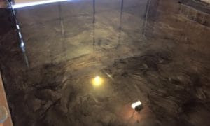 metallic epoxy garage floor metallic epoxy garage floor
